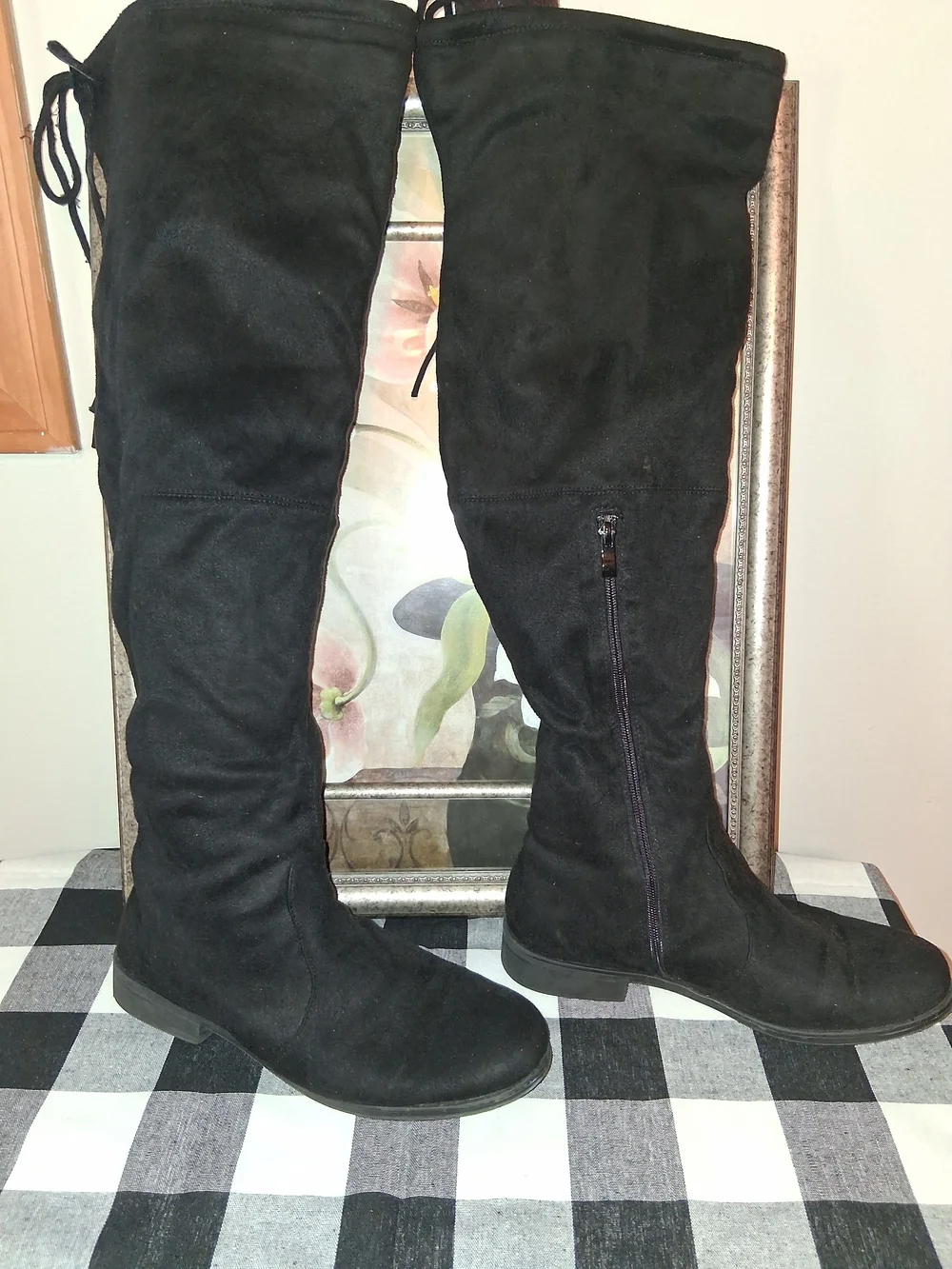 Black Over-the-Knee Women's Boots